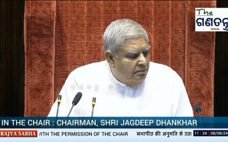 Rajya Sabha Chairman Jagdeep Dhankhar stopped presiding over the House for a brief while and left the House saying that he did not "get the support he should have received."    He said, "Making this sacred House a centre of anarchy, attacking Indian democracy, tarnishing the dignity of the post of the Speaker, this is not just indecent conduct, this is conduct that crosses all limits... What I have been seeing in recent days and the way.