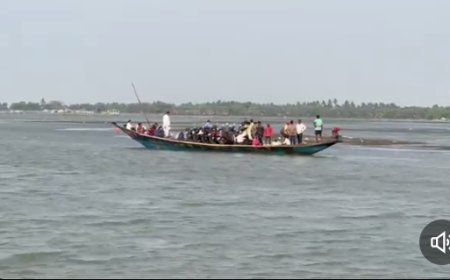 #ପୁଣି_ମଝି_ଚିଲିକାରେ_ଫସିଲା_ଯାତ୍ରୀବାହୀ_ଡଙ୍ଗା