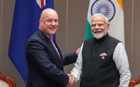 Had an excellent meeting with the Prime Minister of New Zealand, Mr. Christopher Luxon.