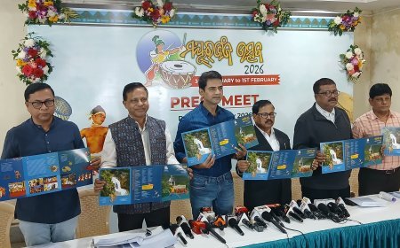 ମୟୁରଭଞ୍ଜ ଉତ୍ସବ *  ସମୟ : ଜାନୁଆରୀ ୩୦,୩୧ ଓ ଫେବୃଆରୀ ୦୧.୨୦୨୬